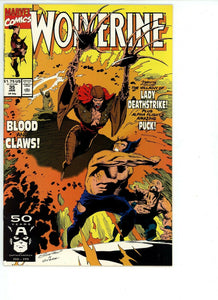 Wolverine #35 (1988) - 9.0 VF/NM *Blood, Sand and Claws*