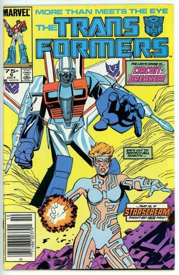 Transformers #9 (1984) - 6.0 FN *Dis-Integrated Circuits 1st Print/Newsstand