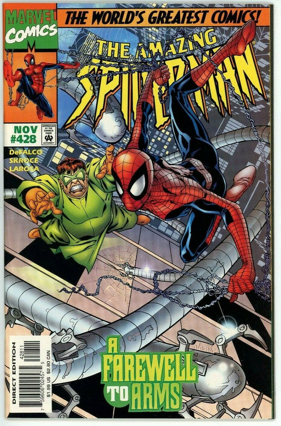 Amazing Spider Man #428 (1963) - 9.2 NM- *Doctor Octopus/Living Large*