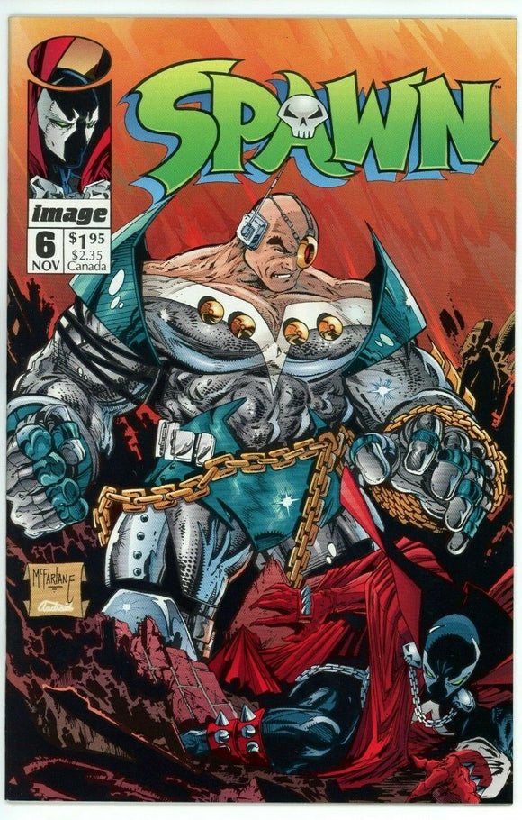 Spawn #6 (1992) - 9.4 NM *1st Appearance Overkill*