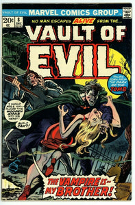 Vault of Evil #8 (1973) - 5.0 VG/FN *Brother Vampire*