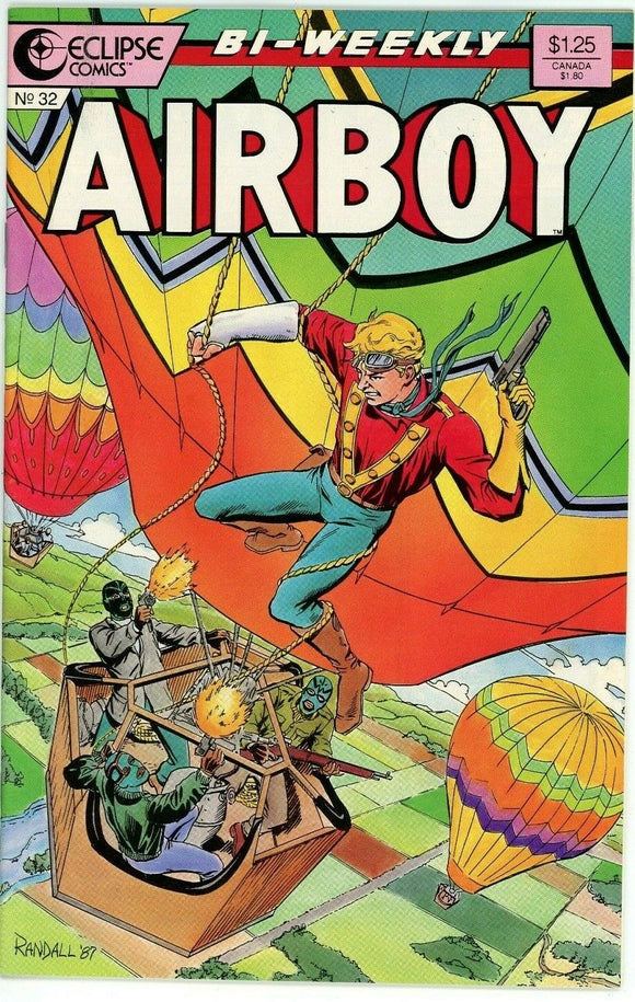 Airboy #32 (1986 Eclipse) - 9.4 NM *Hostage Virus*