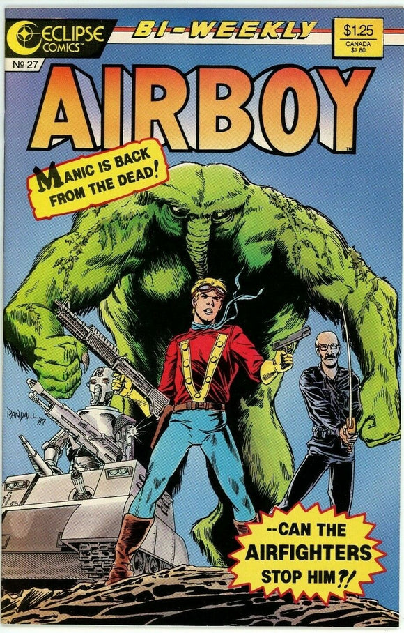 Airboy #27 (1986 Eclipse) - 9.4 NM *Blacktop Thunder*