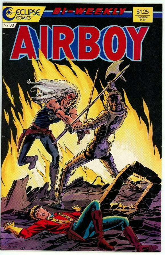 Airboy #30 (1986 Eclipse) - 8.0 VF *Blood & Iron*