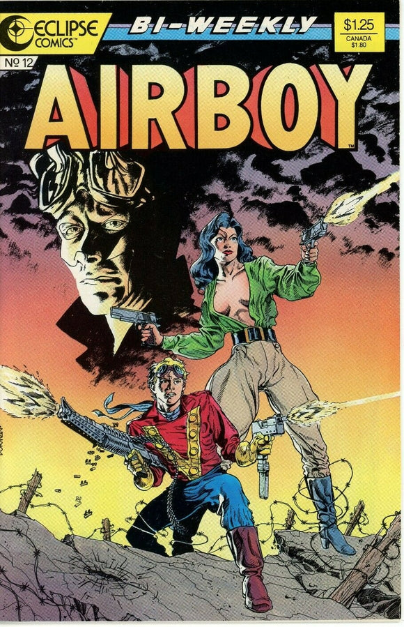 Airboy #12 (1986 Eclipse) - 9.0 VF/NM *Gone To Texas*