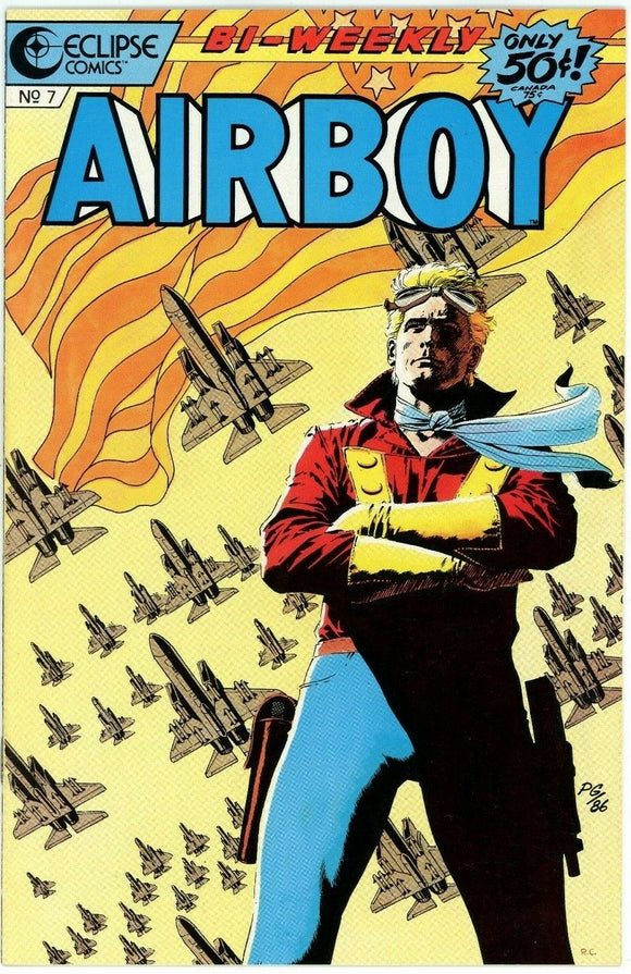 Airboy #7 (1986 Eclipse) - 9.4 NM *Party Time*