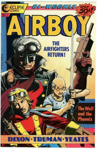 Airboy #2 (1986 Eclipse) - 9.2 NM- *The Wolf and the Phoenix*