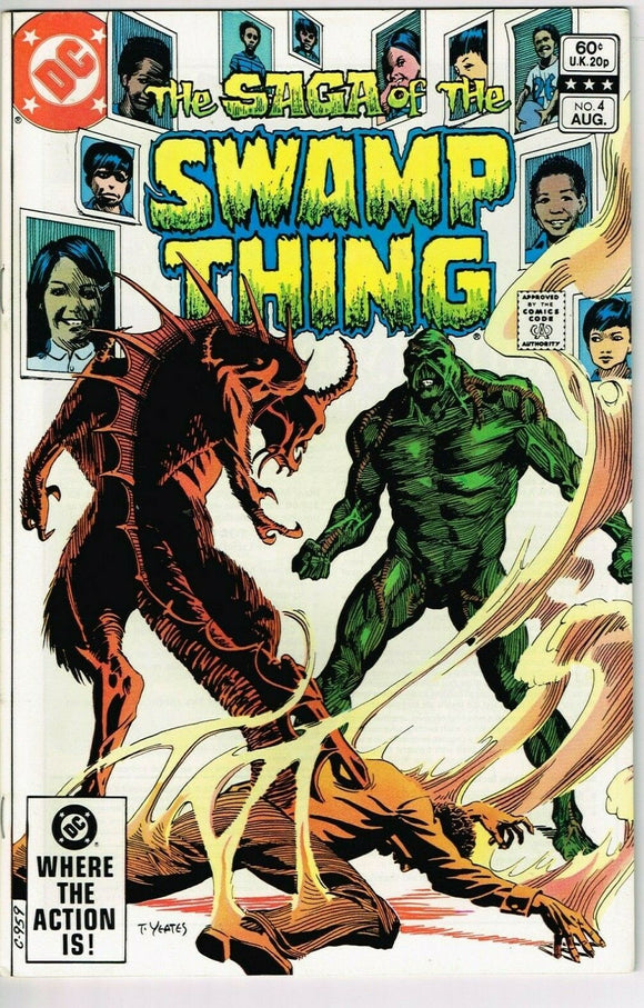 Swamp Thing #4 (1982) - 8.0 VF *In The White Room*