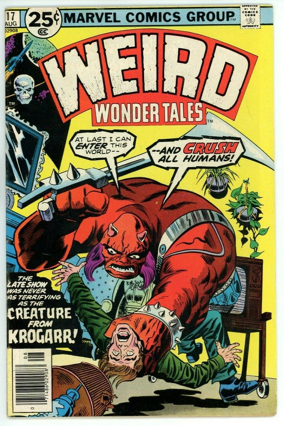 Weird Wonder Tales #17 (1973) - 5.5 FN- *The Creature From Krogarr*