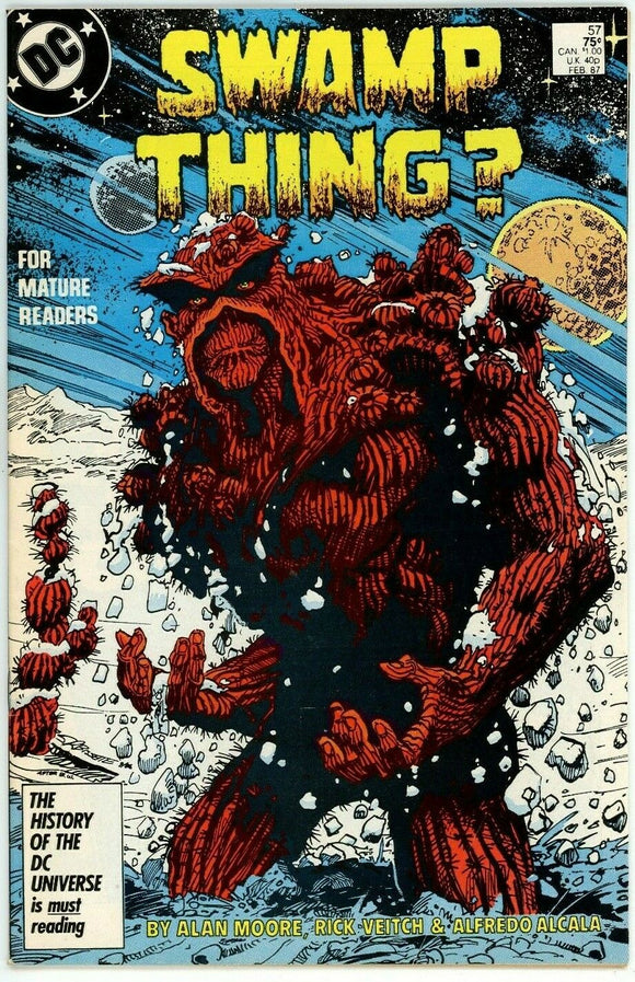 Swamp Thing #57 (1982) - 7.0 FN/VF *Mysteries in Space/Adam Strange*