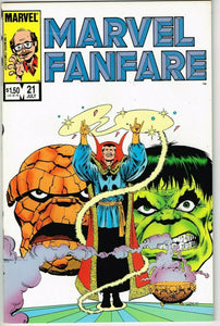 Marvel Fanfare #21 (1982) - 8.0 VF *Great Starlin Wraparound Cover*