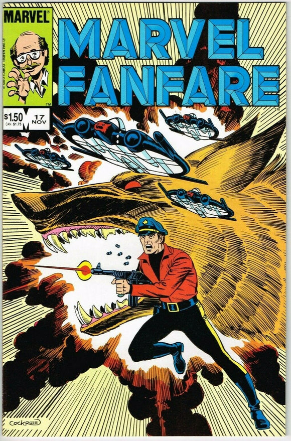 Marvel Fanfare #17 (1982) - 9.0 VF/NM *Sky Wolf/Hulk*