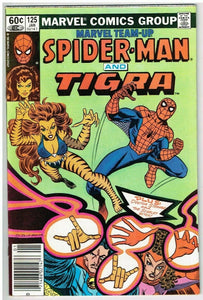 Marvel Team Up #125 (1972) - 9.0 VF/NM *Spider-Man/Tigra* Newsstand