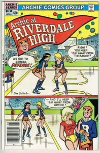 Archie at Riverdale High #90 (1972) - 9.0 VF/NM *Basketball Cover* Newsstand