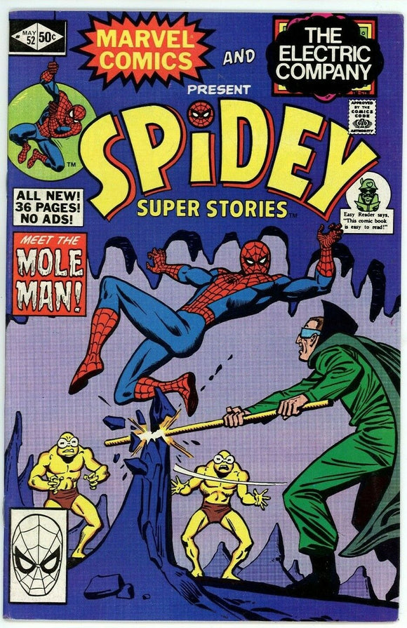 Spidey Super Stories #52 (1974) - 6.5 FN+ *Mystery of the Mole Machine*