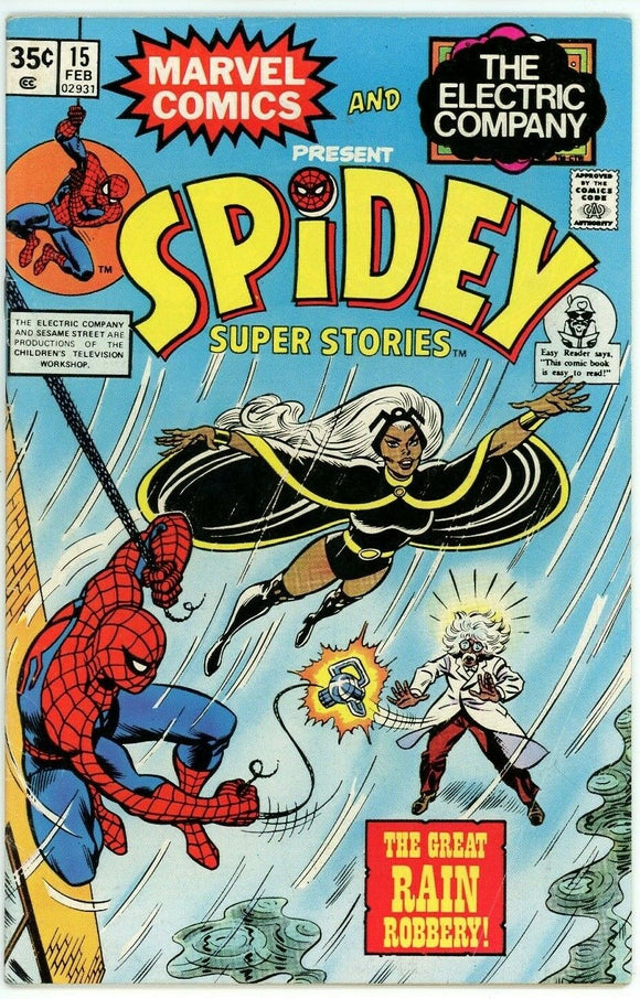 Spidey Super Stories #15 (1974) - 5.0 VG/FN *Storm/Spider Mobile*