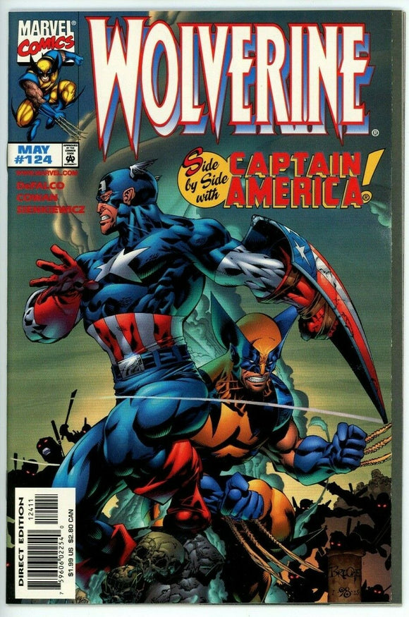 Wolverine #124 (1988) - 9.6 NM+ * Invisible Destroyers/Captain America*