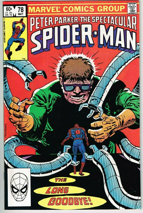 Spectacular Spider-Man #78 (1976) - 9.4 NM *Great Doc Ock Cover/The Long Goodbye