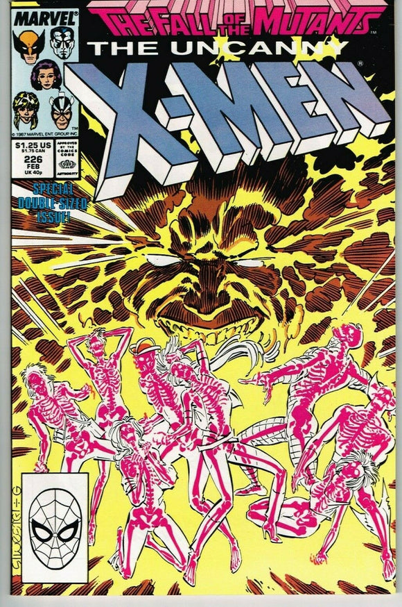 Uncanny X-Men #226 (1963) - 9.0 VF/NM *Fall of the Mutants*