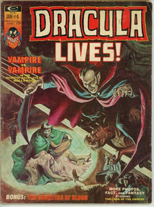 Dracula Lives #4 (1973) - 4.0 VG *1st Appearance Louis Belski*