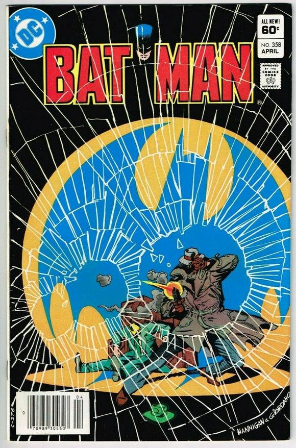 Batman #358 (1940) - 8.5 VF+ *1st Appearance Killer Croc* Newsstand