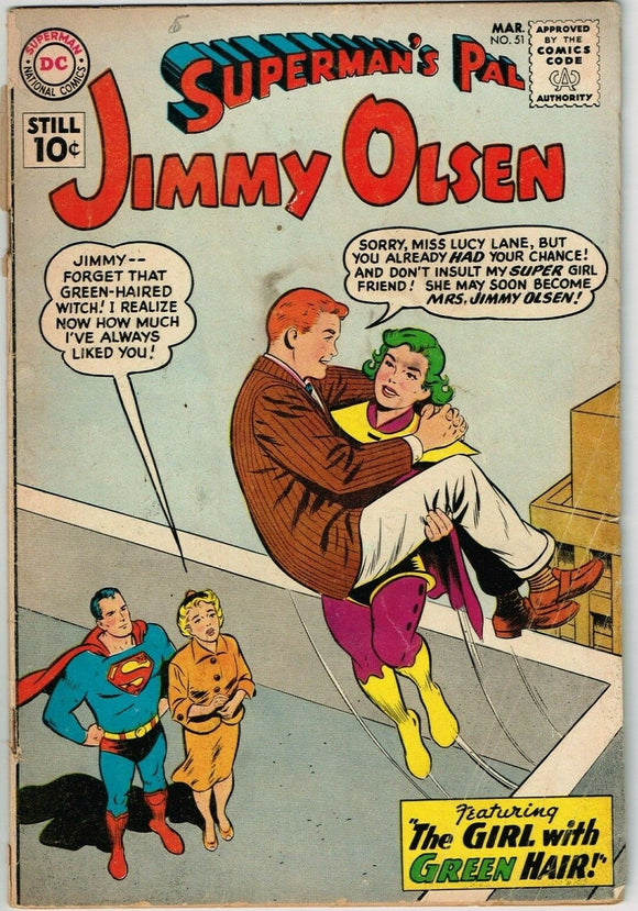 Superman's Pal Jimmy Olsen #51 (1958)  1.8 GD- *Jimmy Olsen's 1000th Scoop*