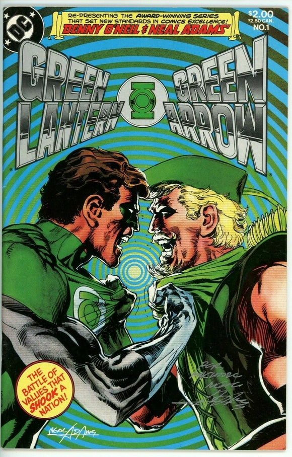 Green Lantern Green Arrow #1 (1983) - 8.0 VF *Neal Adams Signature*