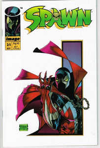 Spawn #21 (1992) - 9.2 NM- *The Hunt/New Look*