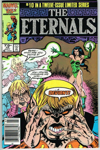 Eternals #10 (1985) - 9.2 NM- *A Mind is a Terrible Thing to Waste* Newsstand