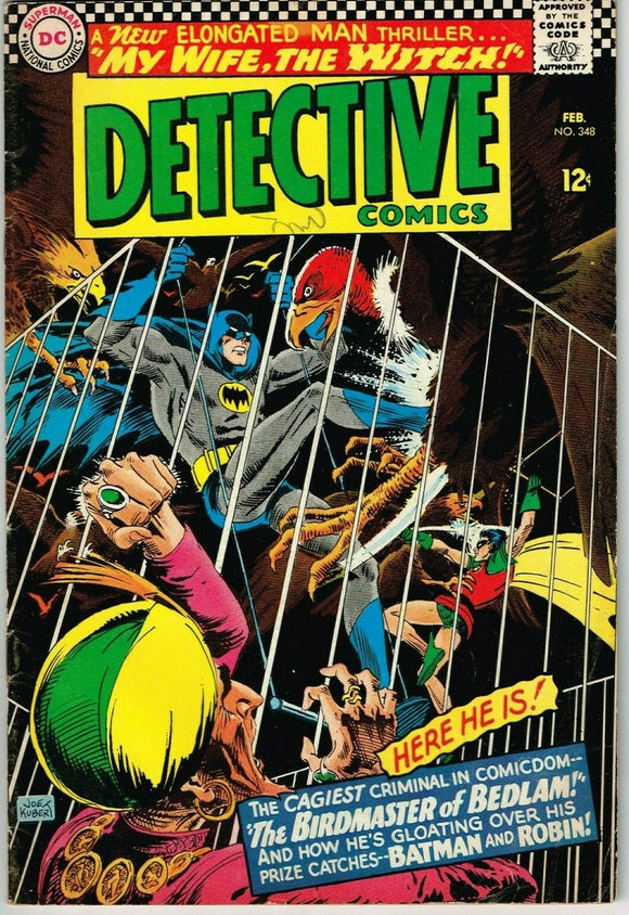 Detective Comics #348 (1937) - 4.0 VG *Birdmaster of Bedlam*