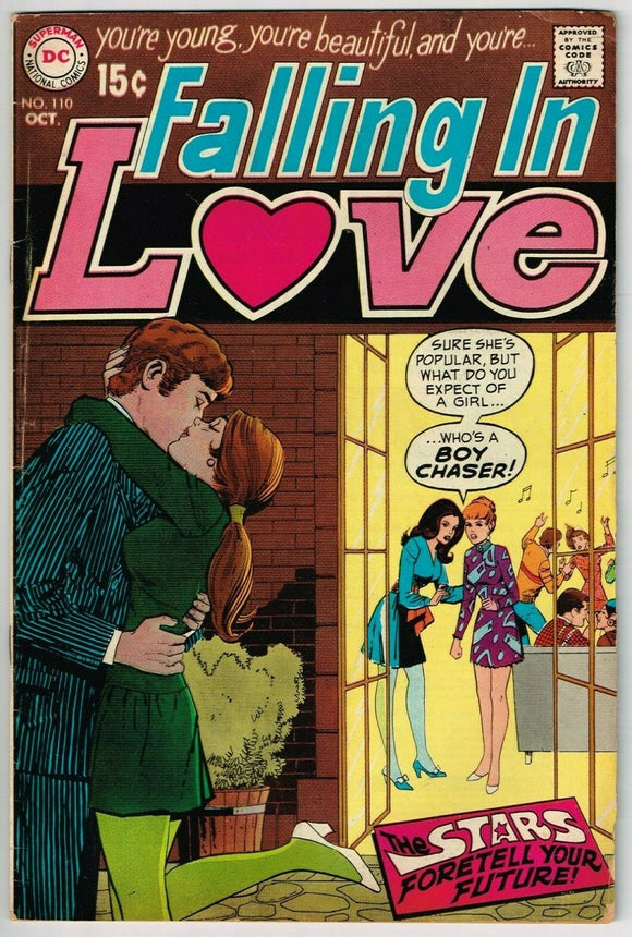 Falling in Love #110 (1955) - 4.0 VG *They Called Me a Boy Chaser* DC Romance