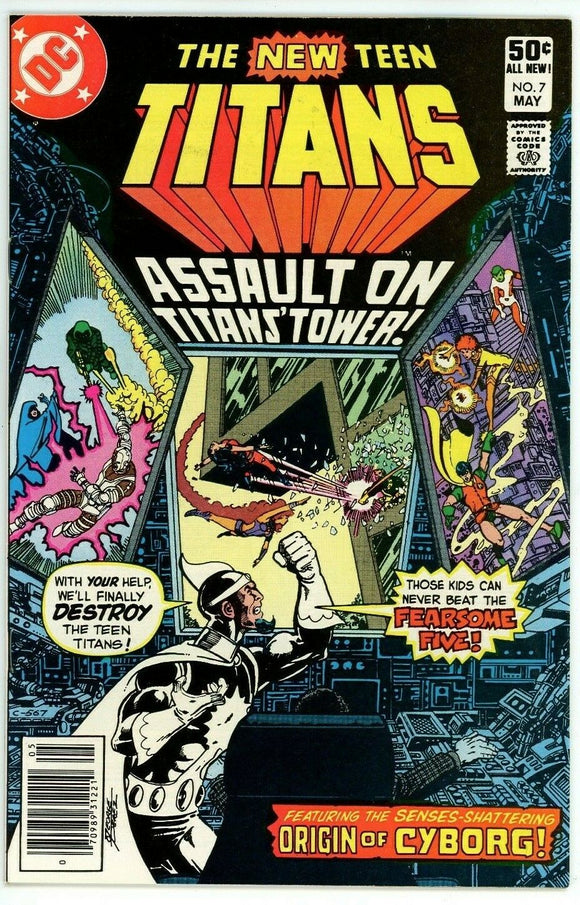 New Teen Titans #6 (1980) - 9.2 NM- *Last Kill/Trigon* Newsstand