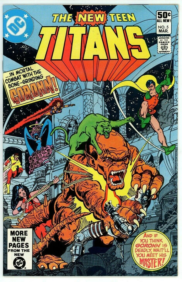 New Teen Titans #5 (1980) - 9.2 NM- *1st Full Appearance Trigon*