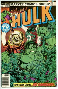 Incredible Hulk #248 (1962) - 8.0 VF *Cool Michael Golden Cover*