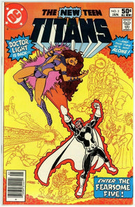 New Teen Titans #3 (1980) - 9.0 VF/NM *The Fearsome Five* Newsstand