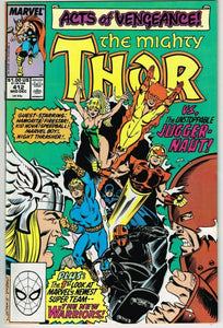 Thor #412 (1962) - 8.5 VF+ *1st Appearance New Warriors*