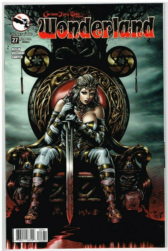 Grimm Fairy Tales Presents Wonderland #27C (2012) - 9.4 NM *Zenescope* Krome