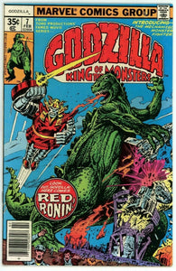 Godzilla #7 (1977) - 8.0 VF *1st Appearance Red Ronin*