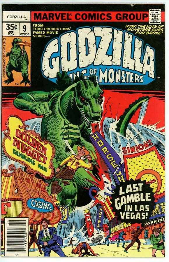 Godzilla #9 (1977) - 6.5 FN+ *The Fate of Las Vegas*