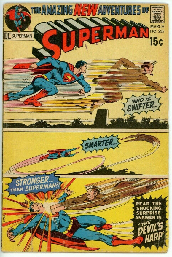 Superman #235 (1939) - 4.0 VG *Sinister Scream of the Devil's Harp*