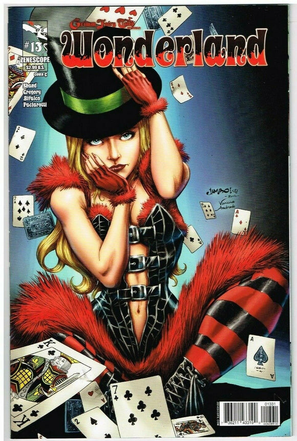 Grimm Fairy Tales Presents Wonderland #13C (2012) - 9.2 NM- *Zenescope Variant