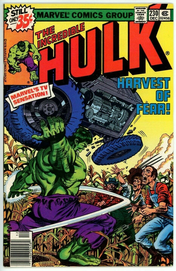 Incredible Hulk #230 (1962) - 9.0 VF/NM *The Harvester from Beyond!*