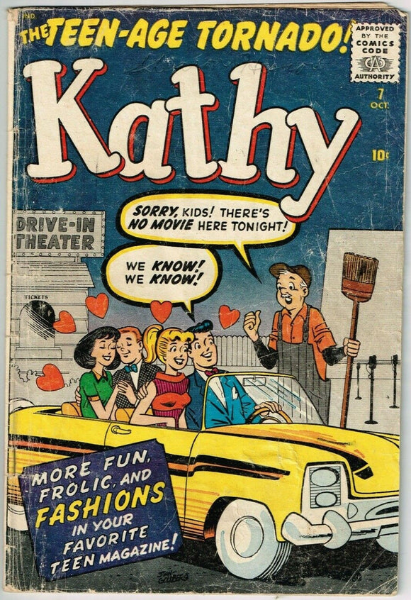 Kathy #7 (1959) - 1.5 FR/GD *Stan Goldberg Art/Teen Humor*