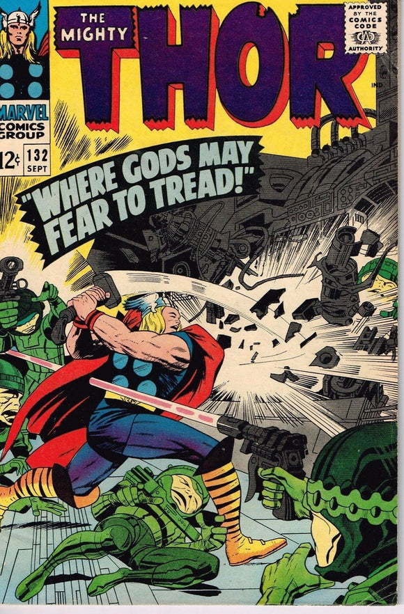 Thor #132 (1962) - 5.5 FN- *1st App. Ego the Living Planet*