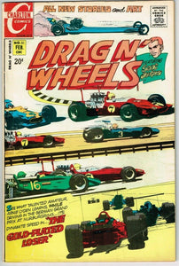 Drag N Wheels #51 (1968) - 4.0 VG *The Gold Plated Loser/Hot Rods*