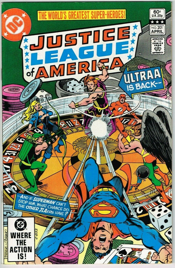 Justice League #201 (1960) - 9.2 NM- *A Hero For All Seasons*