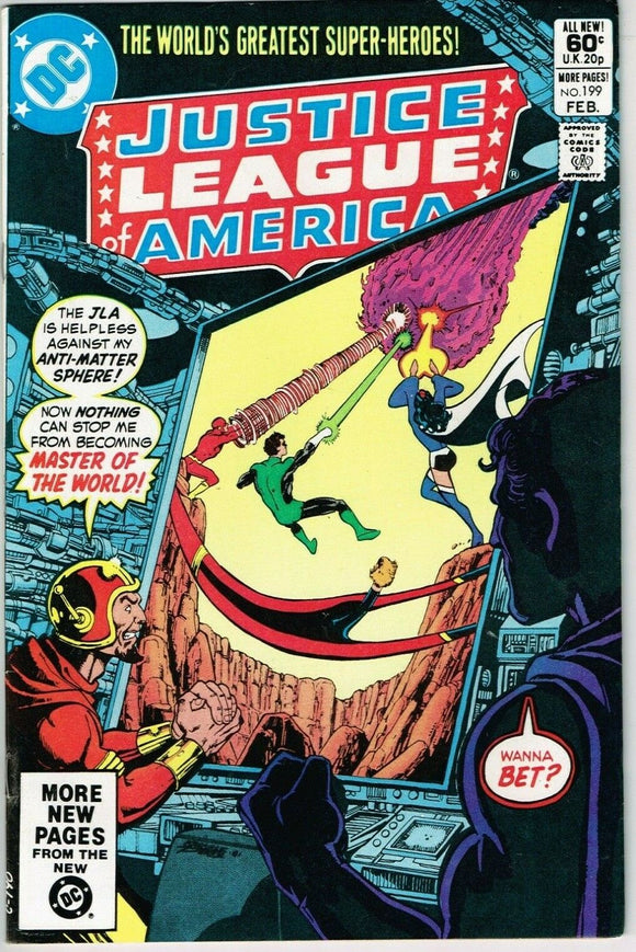 Justice League #199 (1960) - 9.2 NM- *Grand Canyon Showdown*