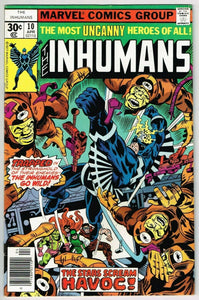 Inhumans #10 (1975) - 7.0 FN/VF *Isle of the Asteroid Web*