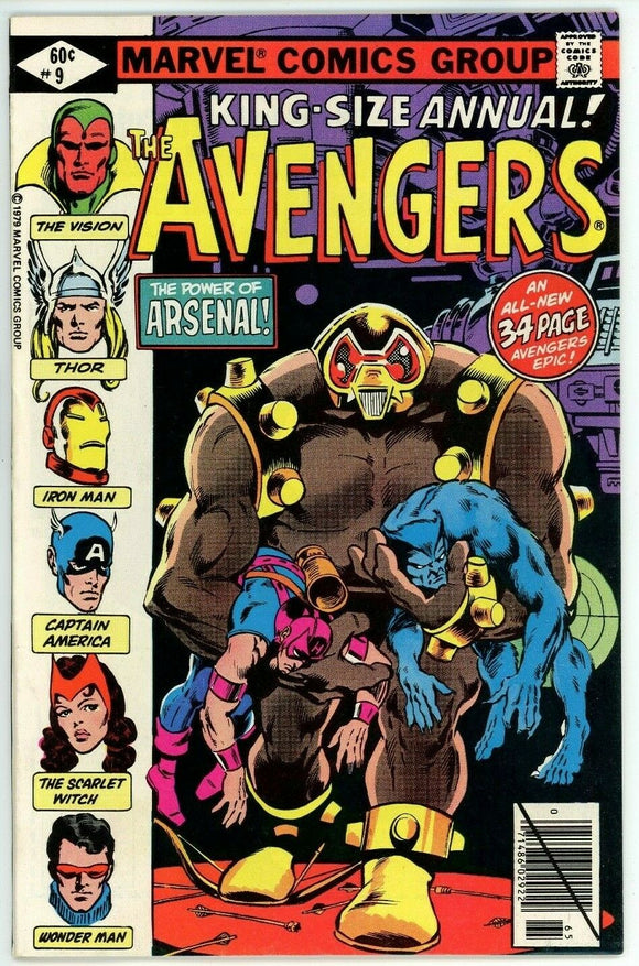 Avengers Annual #9 (1963) - 7.0 FN/VF *Today the Avengers Die*