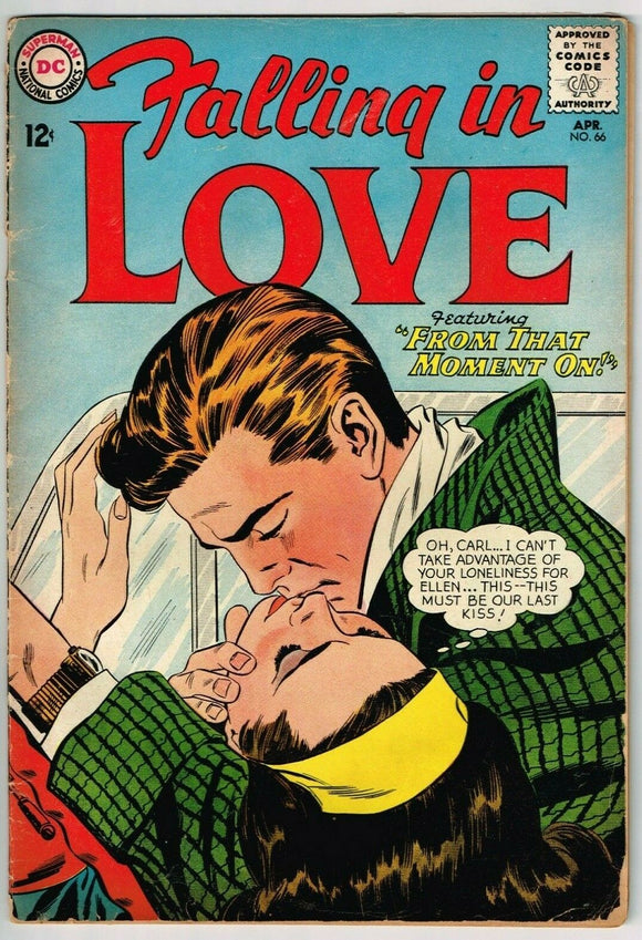 Falling in Love #66 (1955) - 3.0 GD/VG *From That Moment On* DC Romance